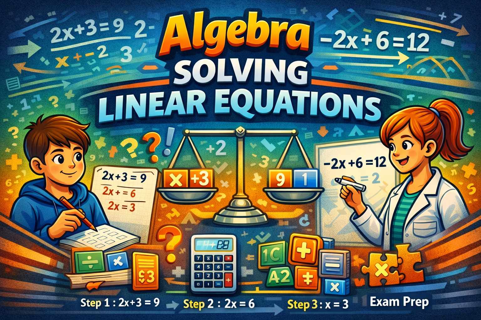 Algebra – Solving Linear Equations