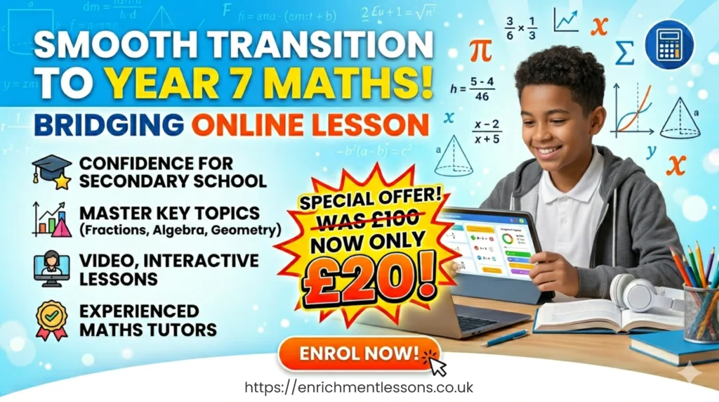 Year 7 Maths Bridging Course